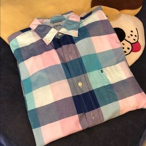 Izod checker patterned shirt.